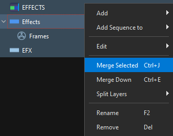 Merge Selected